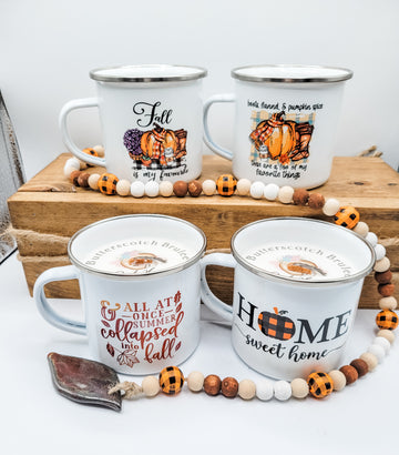 Camping Mug Candle - Fall Edition